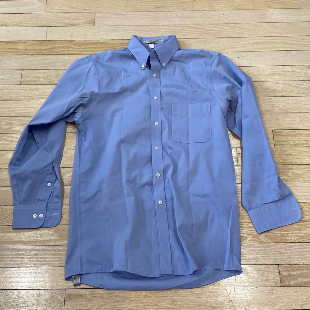 Vtg Geoffrey Beene Vtg Wrinkle Free Oxford shirt 14.5 32/33